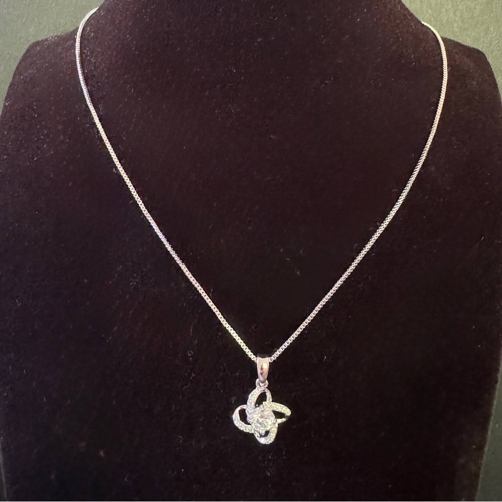 Moissanite Clover Necklace